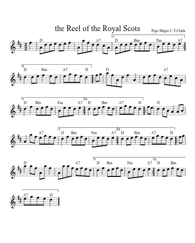 the Reel of the Royal Scots (Version 3)