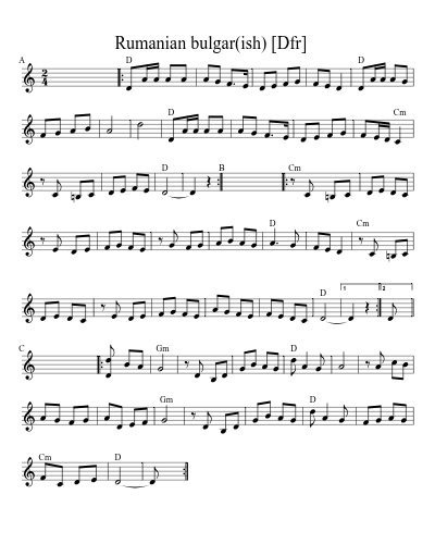 Rumanian bulgar(ish)    [Dfr]