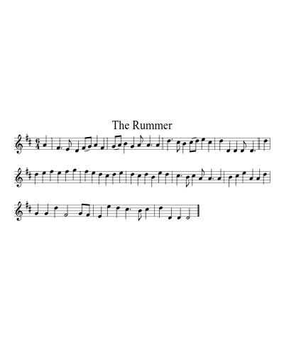 The Rummer sheet music preview