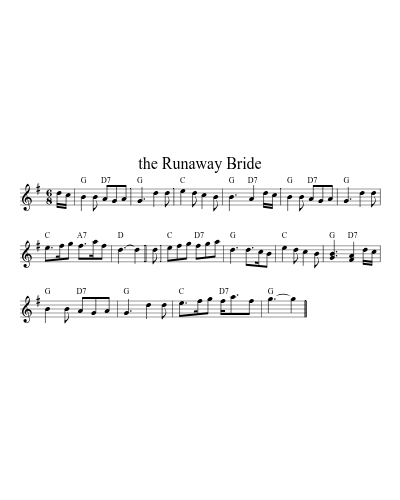 The Runaway Bride (Version 3)