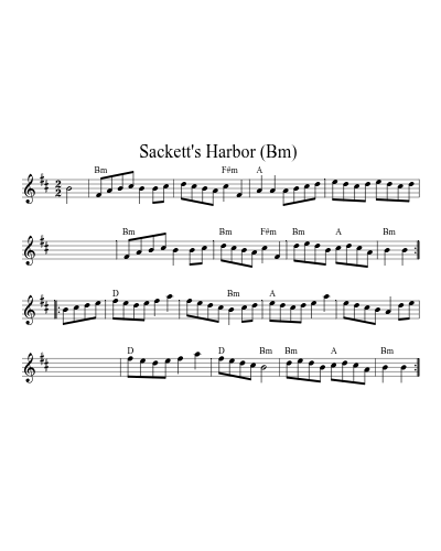 Sackett's Harbor  (Bm) (Version 2)