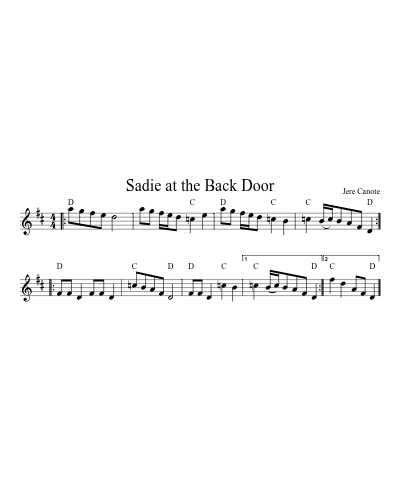 Sadie at the Back Door (Version 4) preview