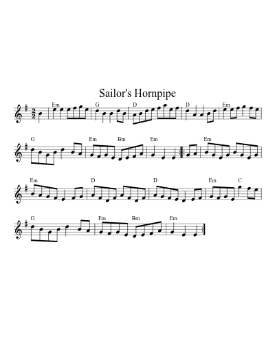 Sailor's Hornpipe (Version 6)