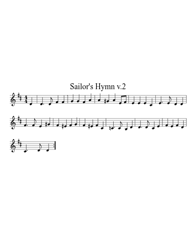 Sailor's Hymn v.2 (Version 2)