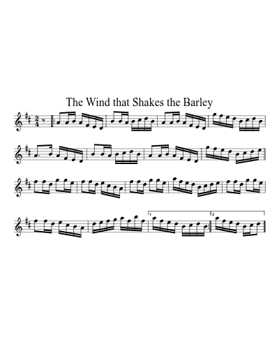 The Wind that Shakes the Barley (Saint Kilda Standpiece) (#55211)