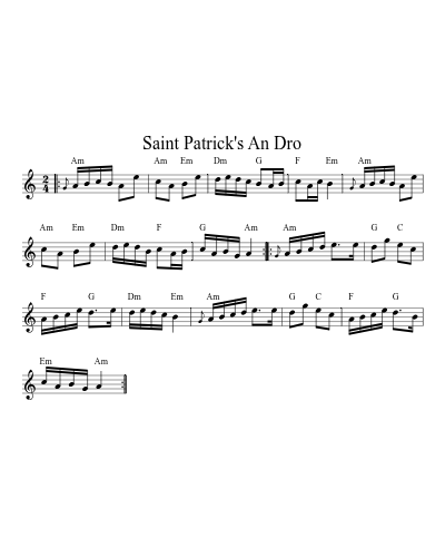 Saint Patrick's An Dro (Version 2)