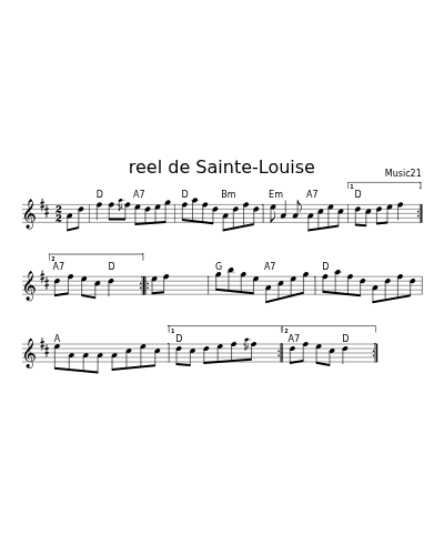 reel de Sainte-Louise
