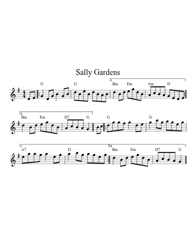 Sally Gardens (Version 13)
