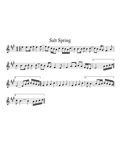 Salt Spring (Version 2)