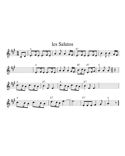Les Salutos (Version 3)