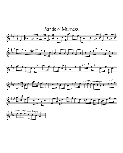 Sands o' Murness (Version 2)