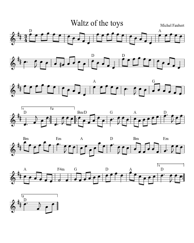 Waltz of the Toys (Version 2) preview