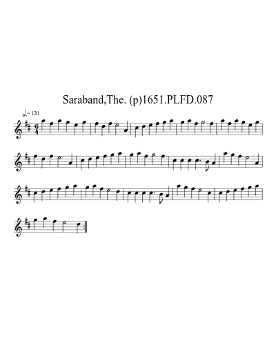 Saraband,The. (p)1651.PLFD.087