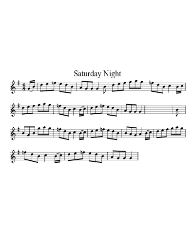 Saturday Night (Version 2)