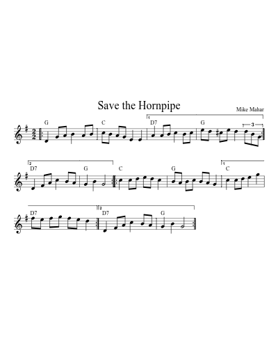 Save the Hornpipe