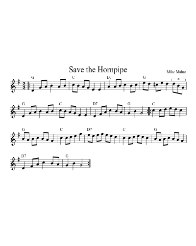 Save the Hornpipe (Version 2)