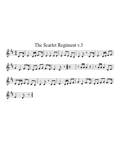 The Scarlet Regiment  v.3
