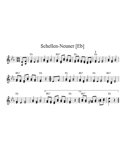 Schellen-Neuner [Eb]
