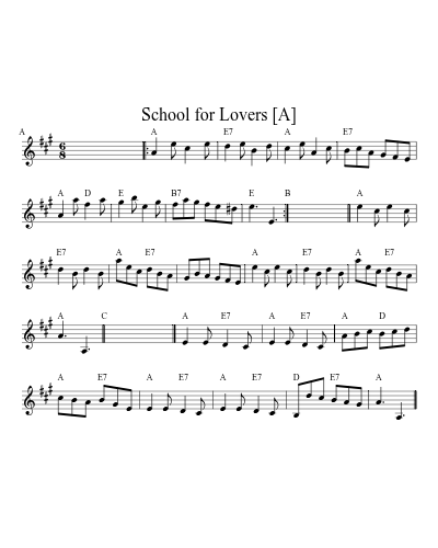 School for Lovers [A] (Version 3)