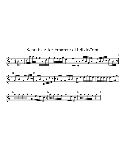 Schottis efter Finnmark Hellstr\"om preview