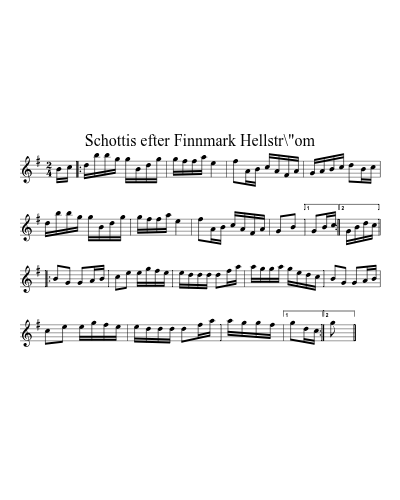 Schottis efter Finnmark Hellstr\"om (Version 2) preview