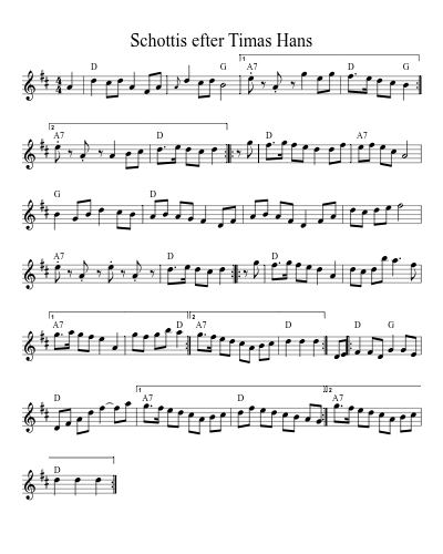 Schottis efter Timas Hans