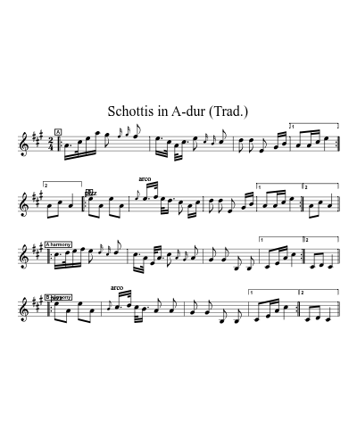 Schottis in A-dur (Trad.)