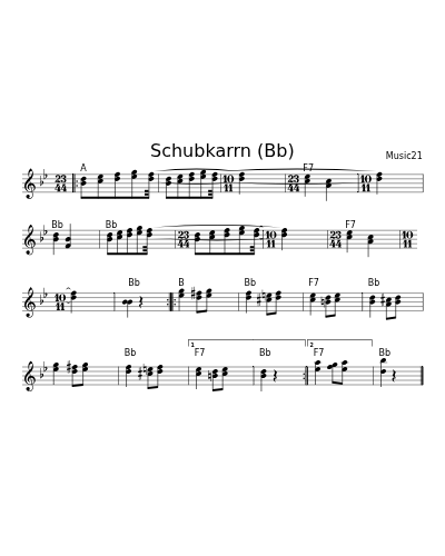 Schubkarrn (Bb)