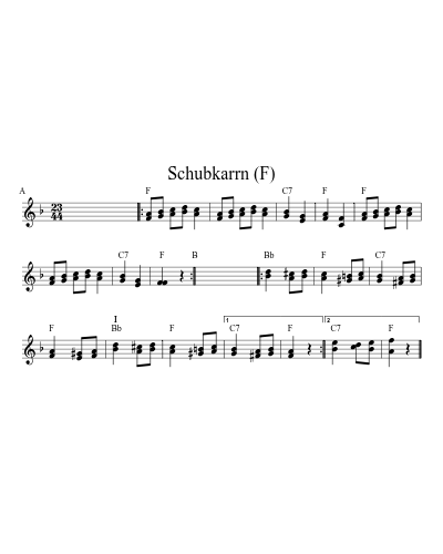 Schubkarrn (F)