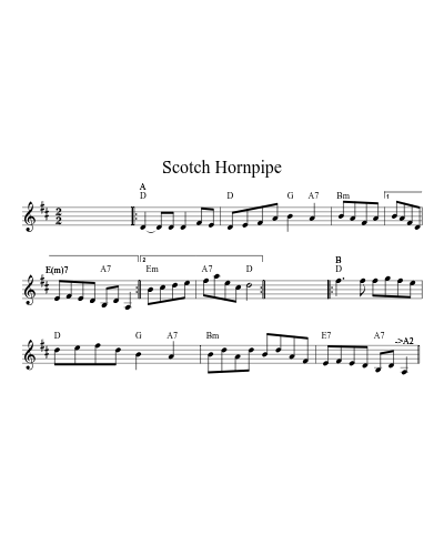 Scotch Hornpipe (Version 4)