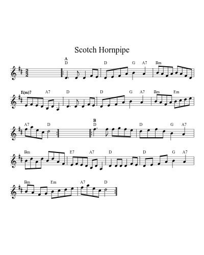 Scotch Hornpipe (Version 6)