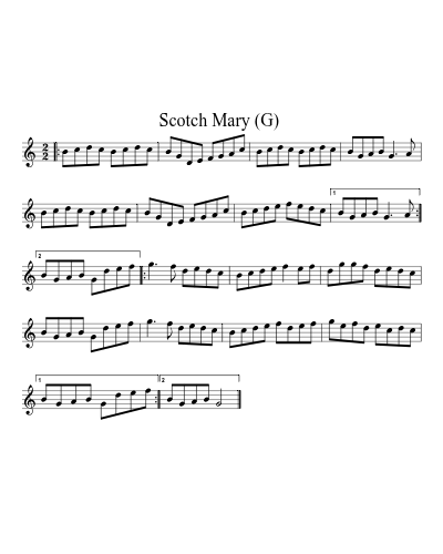 Scotch Mary  (G) (Version 3)