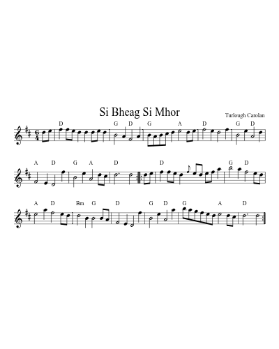 Si Bheag Si Mhor (Version 2)