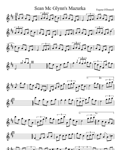 Sean Mc Glynn's Mazurka (Version 3)