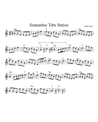 Seanamhac Tube Station (Version 2)