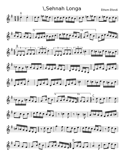 \,Sehnah Longa (Version 2)