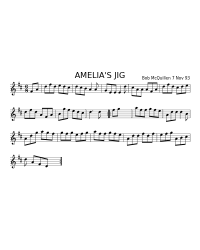 AMELIA'S JIG