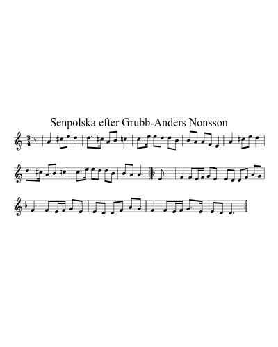 Senpolska efter Grubb-Anders Nonsson preview