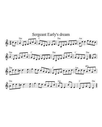 Sergeant Early's dream (Version 2)