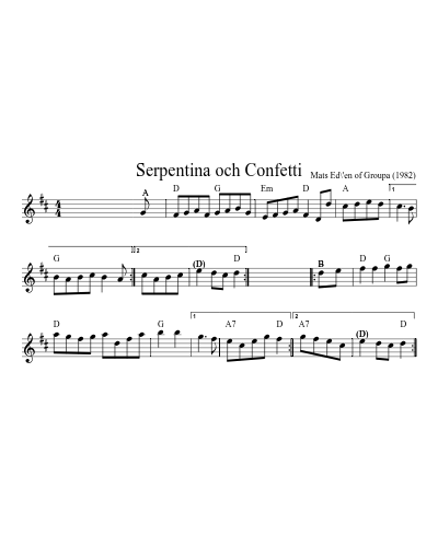 Serpentina och Confetti preview