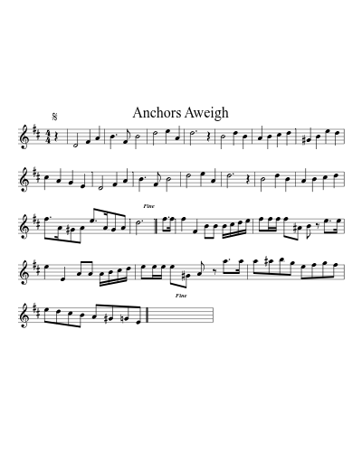 Anchors Aweigh (Service Tunes)