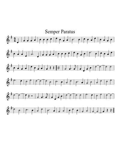 Semper Paratus (Service Tunes)