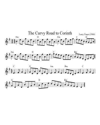 The curvy road to Corinth (Set Flying Curvy Evil)