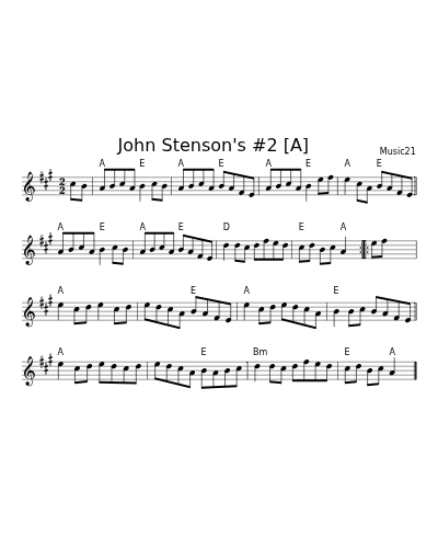 John Stenson's #2   [A] (Set Swingin Ann Stensons)