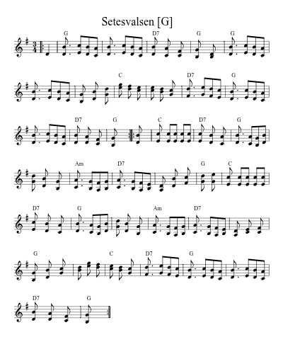 Setesvalsen    [G]
