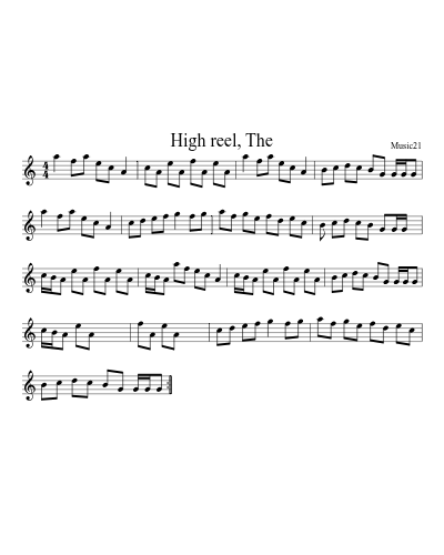 High reel, The