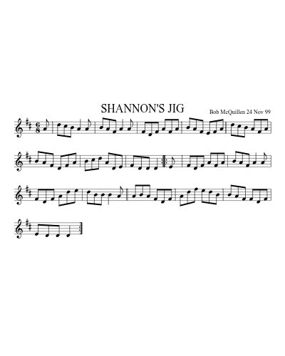 SHANNON'S JIG (Version 2)