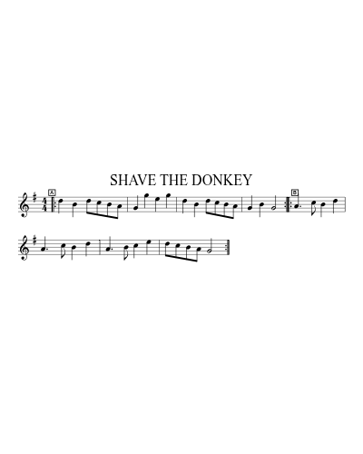 SHAVE THE DONKEY
