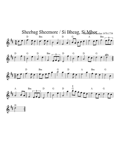 Sheebag Sheemore / Si Bheag, Si Mhor