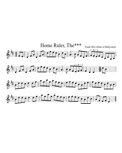 Home Ruler, The***